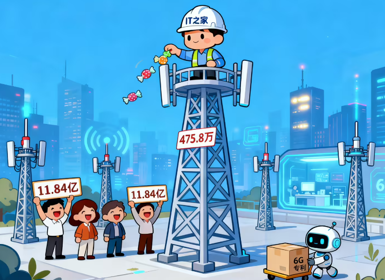 我国5G基站总数突破475.8万个